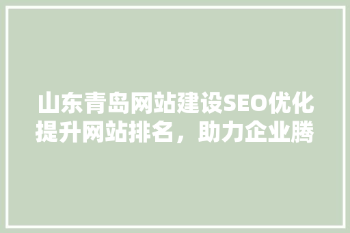 山东青岛网站建设SEO优化提升网站排名，助力企业腾飞