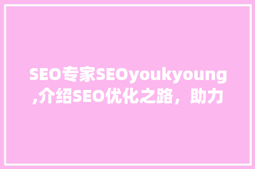 SEO专家SEOyoukyoung,介绍SEO优化之路，助力企业互联网营销新篇章