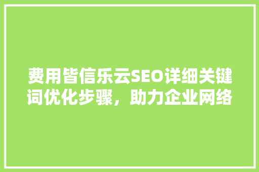 费用皆信乐云SEO详细关键词优化步骤，助力企业网络营销