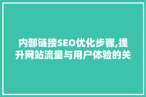 内部链接SEO优化步骤,提升网站流量与用户体验的关键  第1张